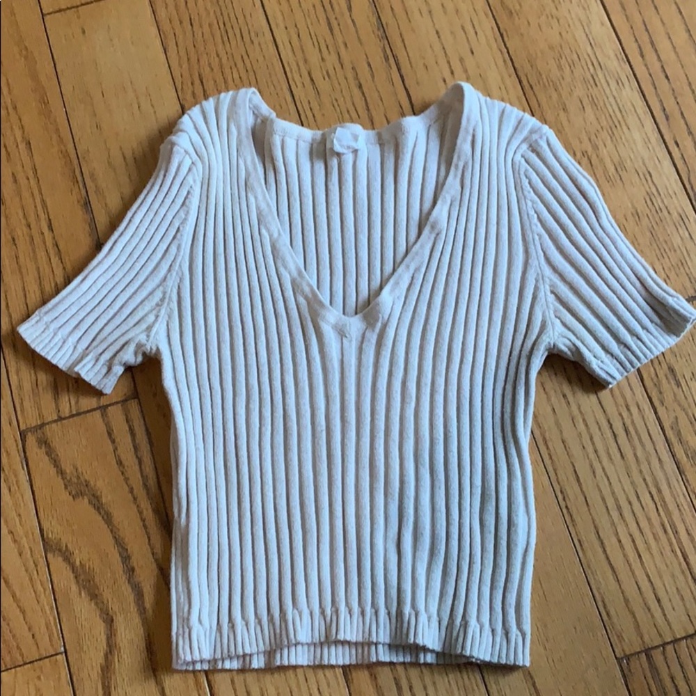Off white crop top
